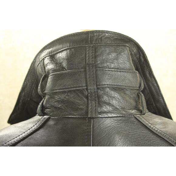 Andrew Marc Trooper Black Leather Biker Bomber Jacket Size XS New $495 - Picture 10 of 11